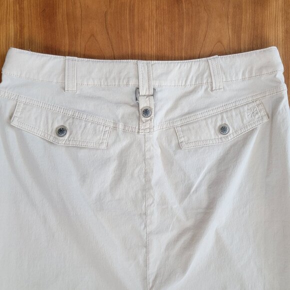 Athleta Beige Nylon Spandex Athletic Skirt with Pockets - 8 - Picture 10 of 16